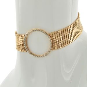 Gold Tone / Clear Casting-rhinestone / Lead Compli